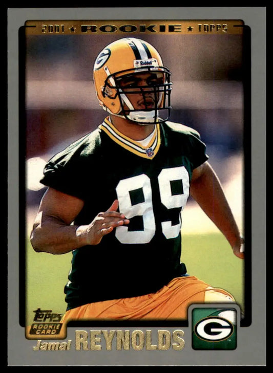 2001 Topps Jamal Reynolds RC 314 Green Bay Packers NM - Football Card Single