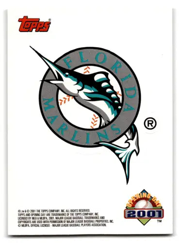 2001 Topps Opening Day Stickers #12 Florida Marlins NM-MT Marlins ID:79556 - Baseball Card Single