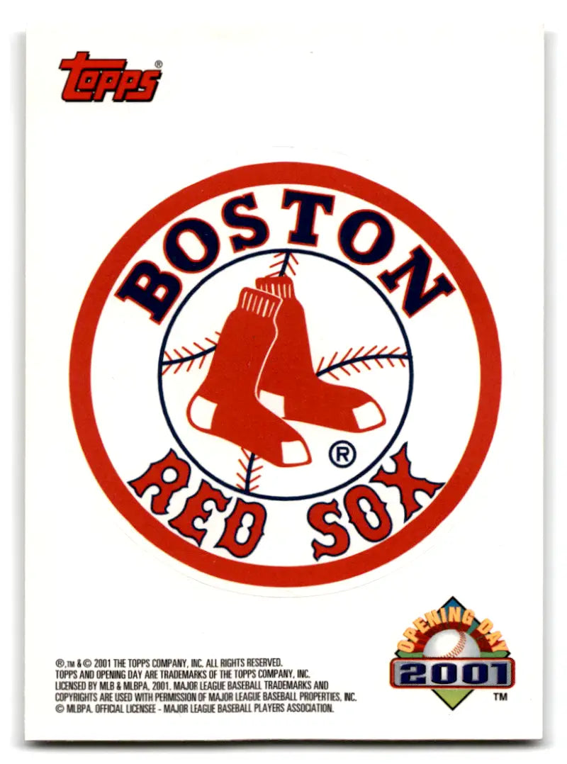 2001 Topps Opening Day Stickers #5 Boston Red Sox NM-MT Red Sox ID:79549 - Baseball Card Single