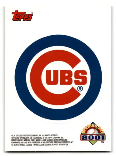 2001 Topps Opening Day Stickers #6 Chicago Cubs NM-MT Cubs ID:79550 - Baseball Card Single