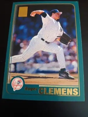 2001 Topps - Roger Clemens #170. NY Yankees. NRMT+ - Baseball Card Single