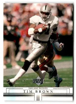 2001 Upper Deck #118 Tim Brown - Football Card Single