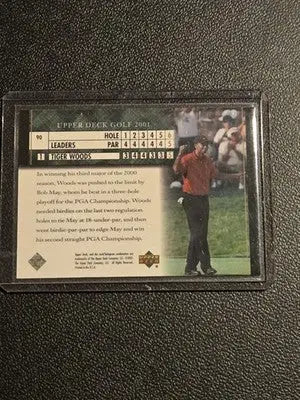 2001 Upper Deck #90 Tiger Woods - Golf Card Single
