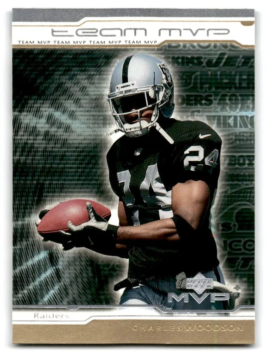 2001 Upper Deck MVP #MVP18 Charles Woodson Team MVP - Football Card Single