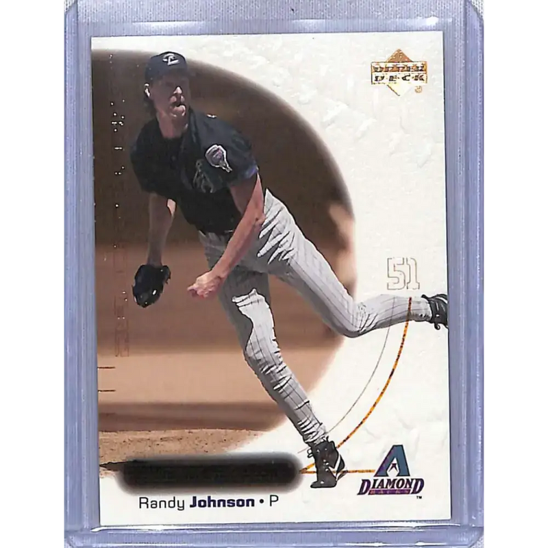 2001 Upper Deck Ovation #38 Randy Johnson NM-MT Baseball Card - Baseball Card Single