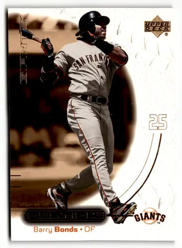 2001 Upper Deck Ovation #45 Barry Bonds NM Near Mint Giants ID:64342 - Baseball Card Single