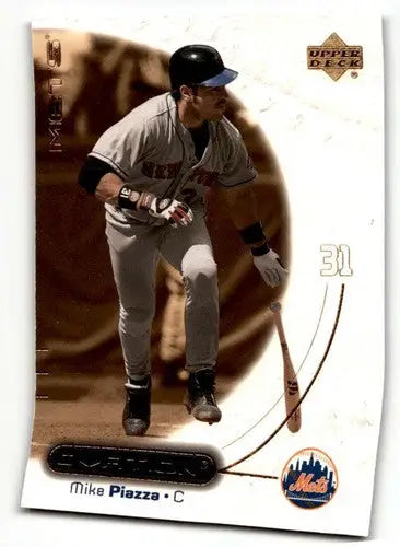 2001 Upper Deck Ovation #49 Mike Piazza New York Mets Baseball Cards ID:62818 - Baseball Card Single