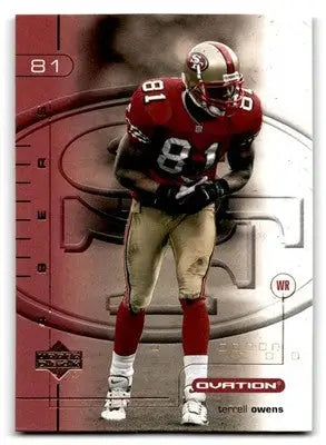 2001 Upper Deck Ovation #79 Terrell Owens - Football Card Single