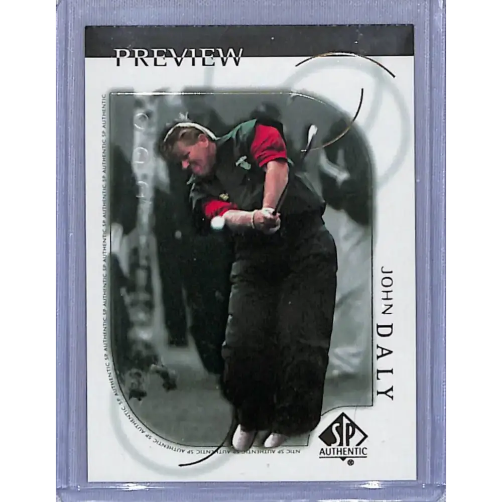 2001 Upper Deck SP Authentic Preview #1 John Daly NM-MT Golf Card - Other