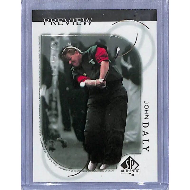 2001 Upper Deck SP Authentic Preview #1 John Daly NM-MT Golf Card - Other