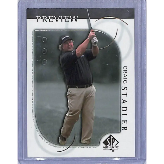 2001 Upper Deck SP Authentic Preview #10 Craig Stadler NM-MT Golf Card - Golf Card Single