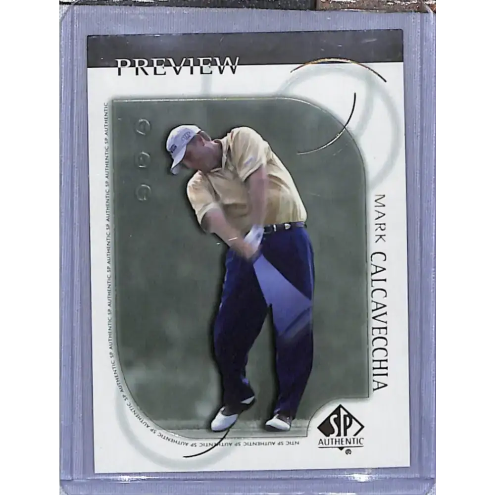 2001 Upper Deck SP Authentic Preview #11 Mark Calcavecchia NM-MT Golf Card - Other