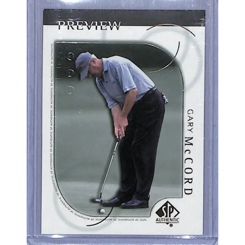 2001 Upper Deck SP Authentic Preview #12 Gary McCord NM-MT Golf Card - Other