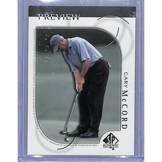 2001 Upper Deck SP Authentic Preview #12 Gary McCord NM-MT Golf Card - Golf Card Single