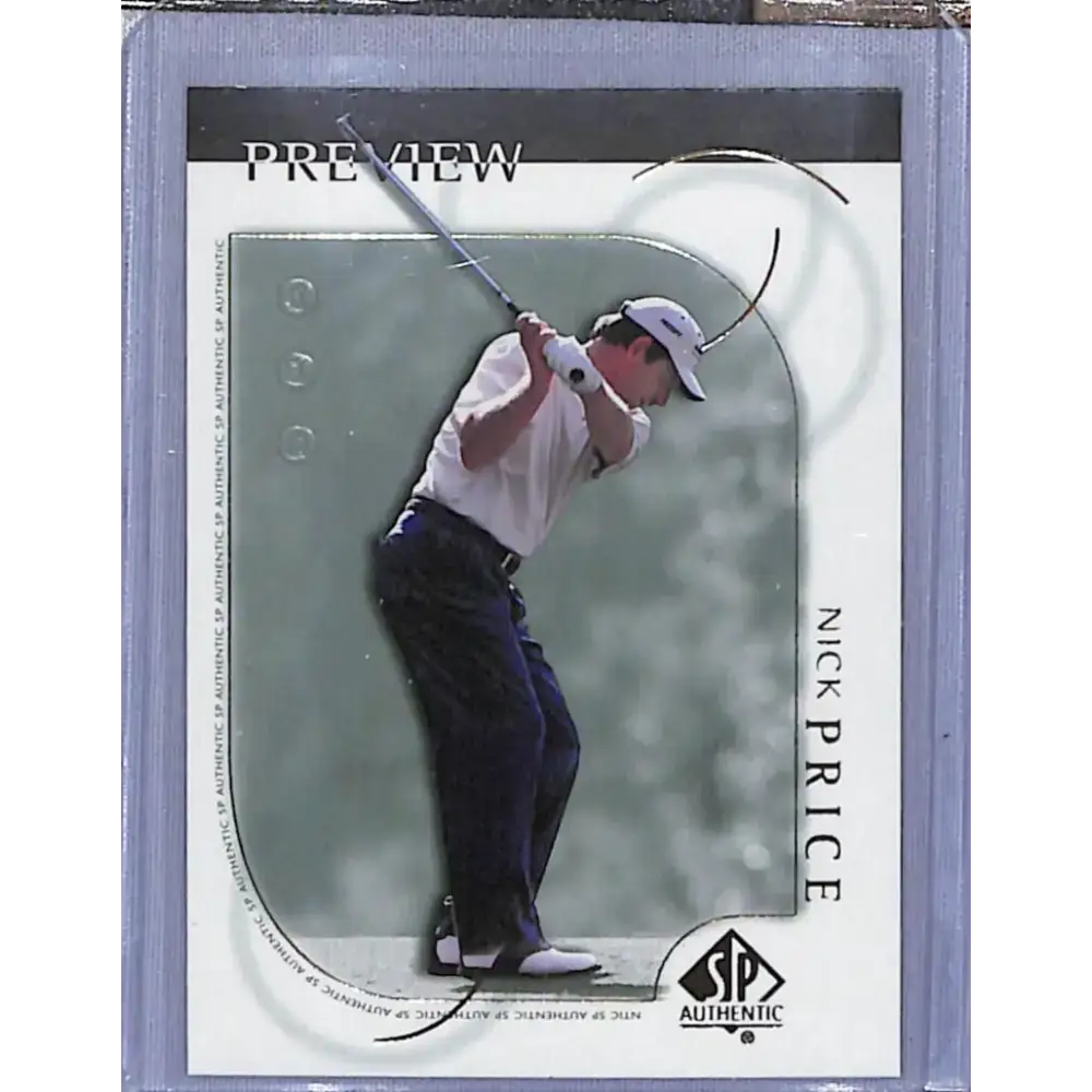 2001 Upper Deck SP Authentic Preview #13 Nick Price NM-MT Golf Card - Other