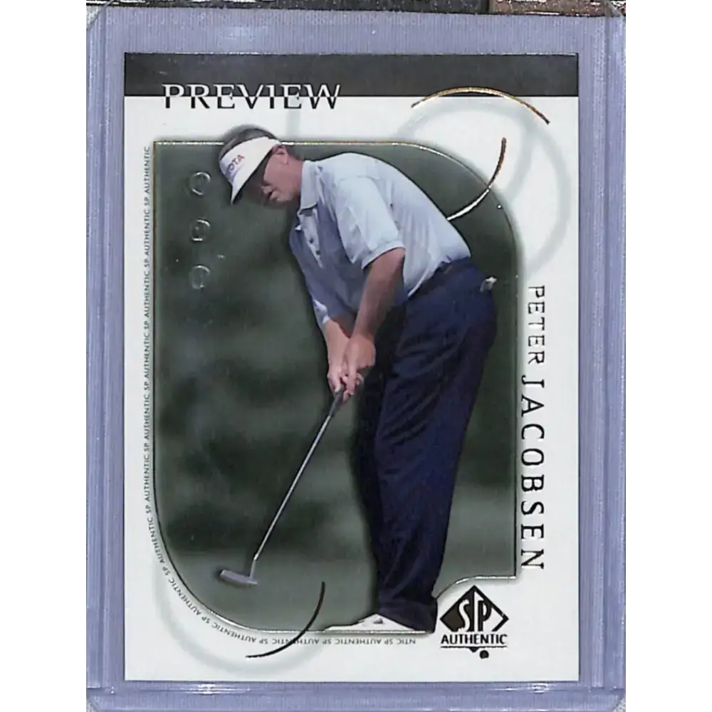 2001 Upper Deck SP Authentic Preview #15 Peter Jacobsen NM-MT Golf Card - Golf Card Single