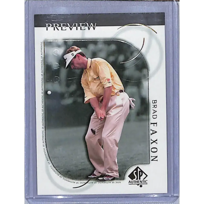 2001 Upper Deck SP Authentic Preview #16 Brad Faxon NM-MT Golf Card - Other