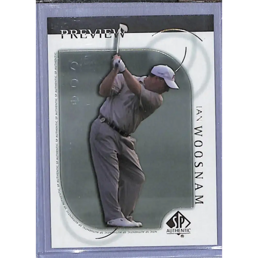 2001 Upper Deck SP Authentic Preview #2 Ian Woosnam NM-MT Golf Card - Golf Card Single