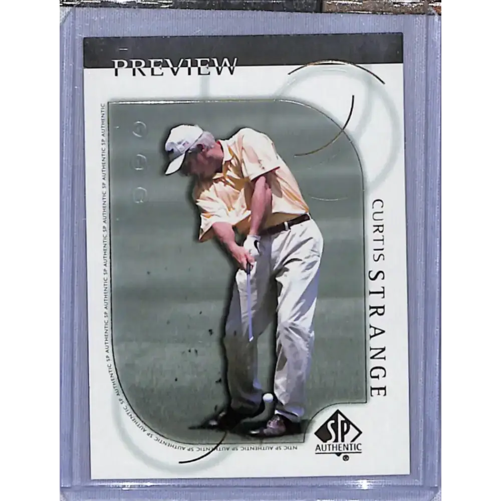 2001 Upper Deck SP Authentic Preview #20 Curtis Strange NM-MT Golf Card - Other