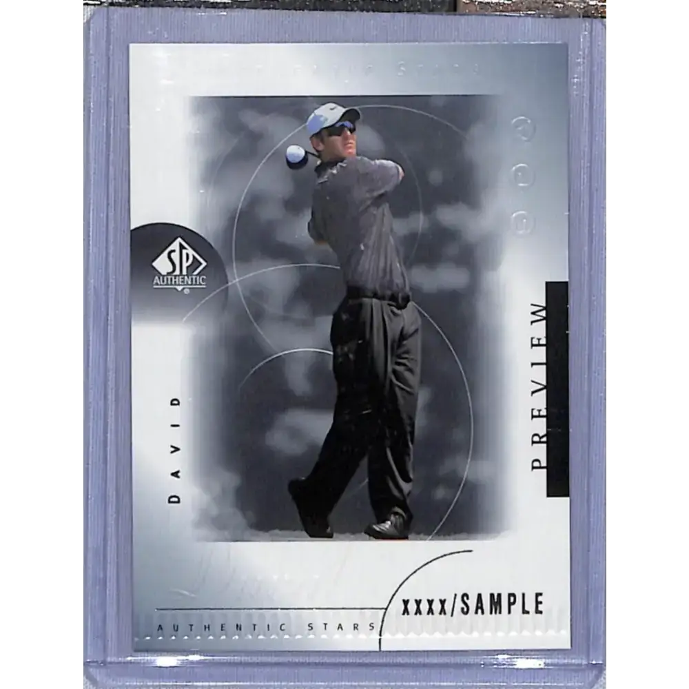 2001 Upper Deck SP Authentic Preview #22 David Duval NM-MT Golf Card - Other