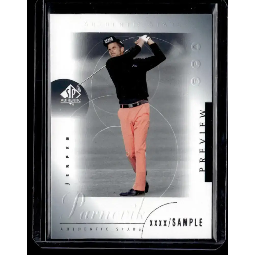 2001 Upper Deck SP Authentic Preview #23 Jesper Parnevik NM-MT Golf Card - Other