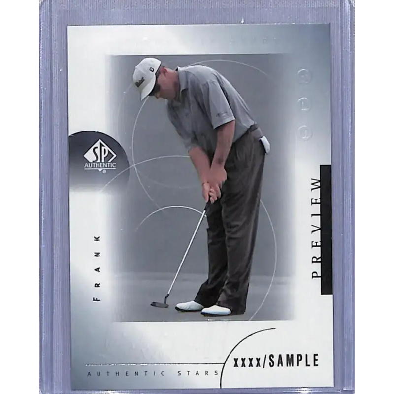 2001 Upper Deck SP Authentic Preview #25 Frank Lickliter II NM-MT Golf Card - Other