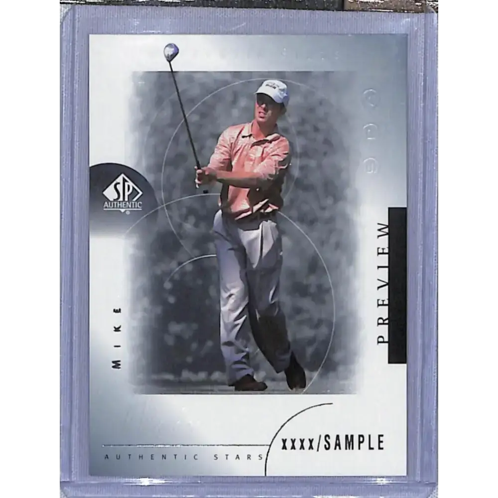 2001 Upper Deck SP Authentic Preview #26 Mike Weir NM-MT Golf Card - Other
