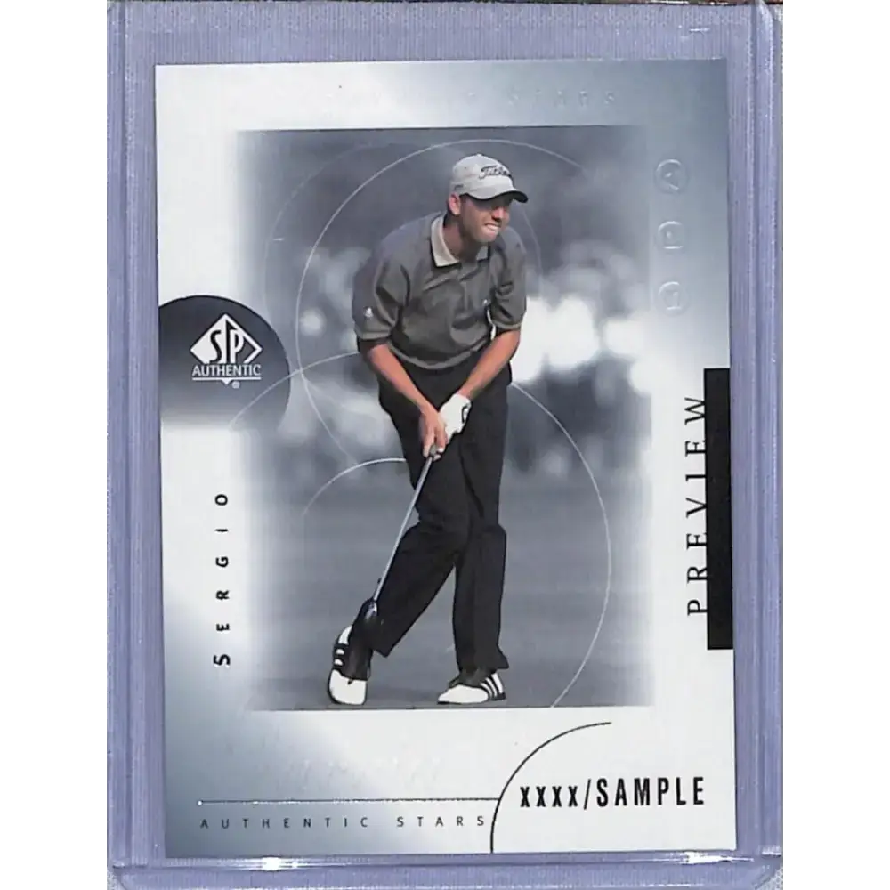 2001 Upper Deck SP Authentic Preview #31 Sergio Garcia NM-MT Golf Card - Other