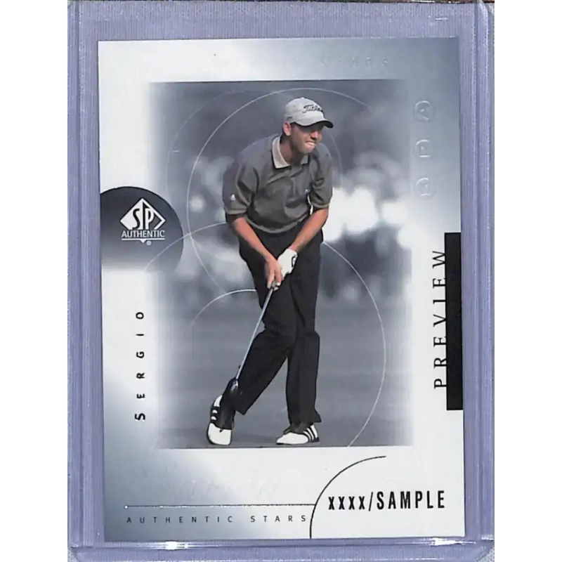 2001 Upper Deck SP Authentic Preview #31 Sergio Garcia NM-MT Golf Card - Other