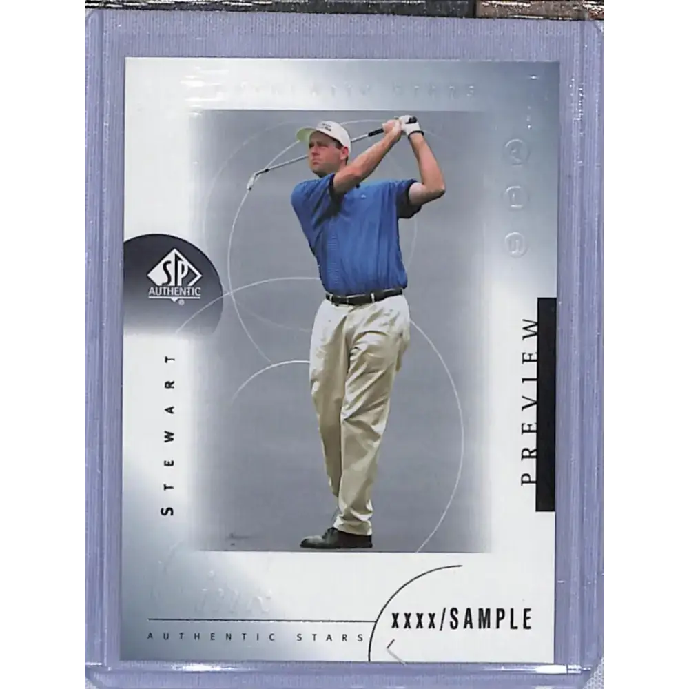 2001 Upper Deck SP Authentic Preview #33 Stewart Cink NM-MT Golf Card - Other