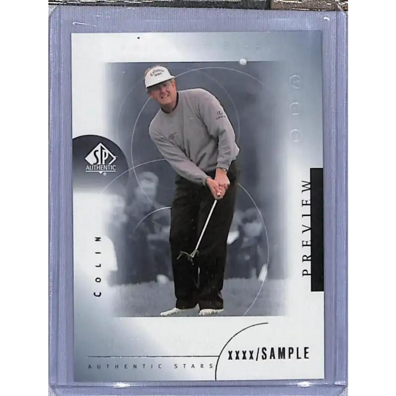 2001 Upper Deck SP Authentic Preview #34 Colin Montgomerie NM-MT Golf Card - Other