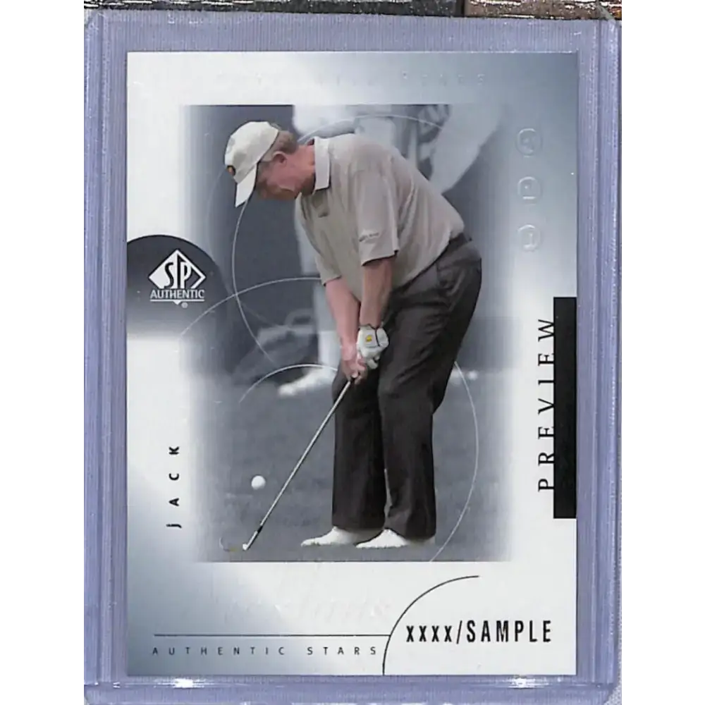 2001 Upper Deck SP Authentic Preview #35 Jack Nicklaus NM-MT Golf Card - Other
