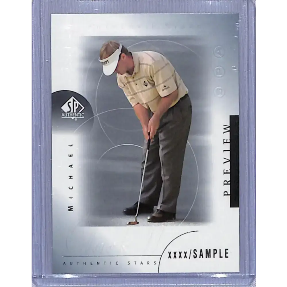 2001 Upper Deck SP Authentic Preview #37 Michael Clark II NM-MT Golf Card - Other