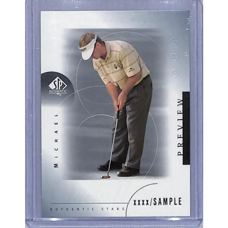 2001 Upper Deck SP Authentic Preview #37 Michael Clark II NM-MT Golf Card - Other