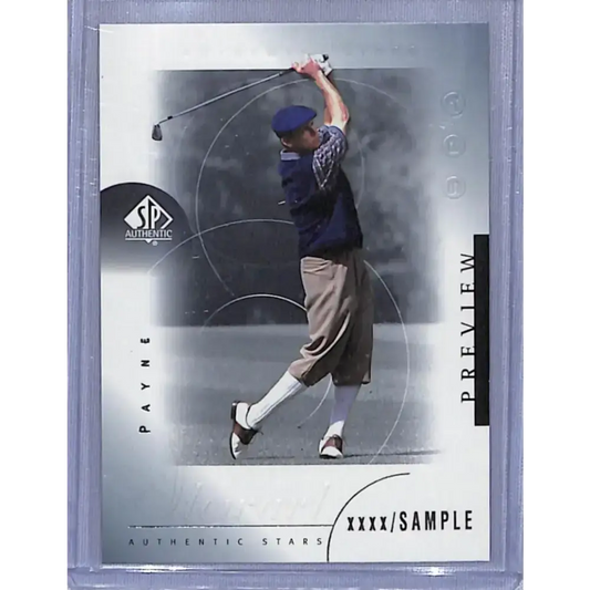 2001 Upper Deck SP Authentic Preview #38 Payne Stewart NM-MT Golf Card - Golf Card Single