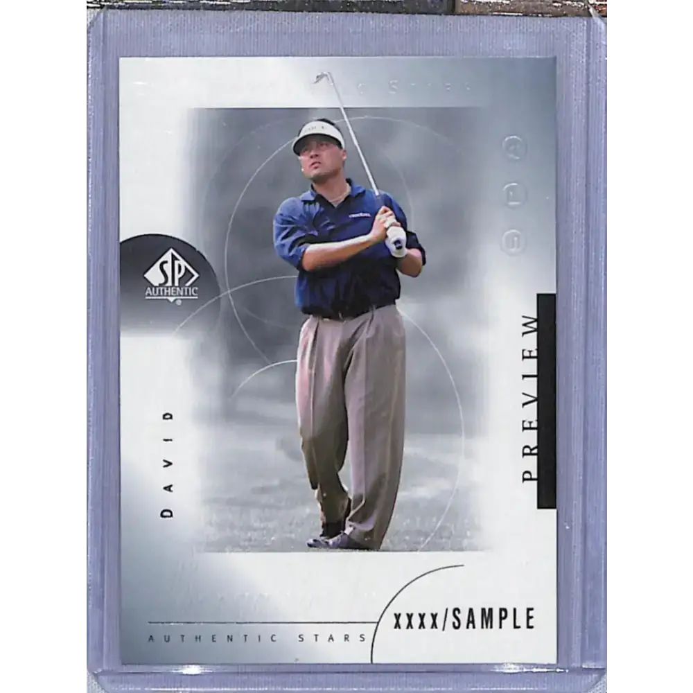 2001 Upper Deck SP Authentic Preview #40 David Berganio NM-MT Golf Card - Other