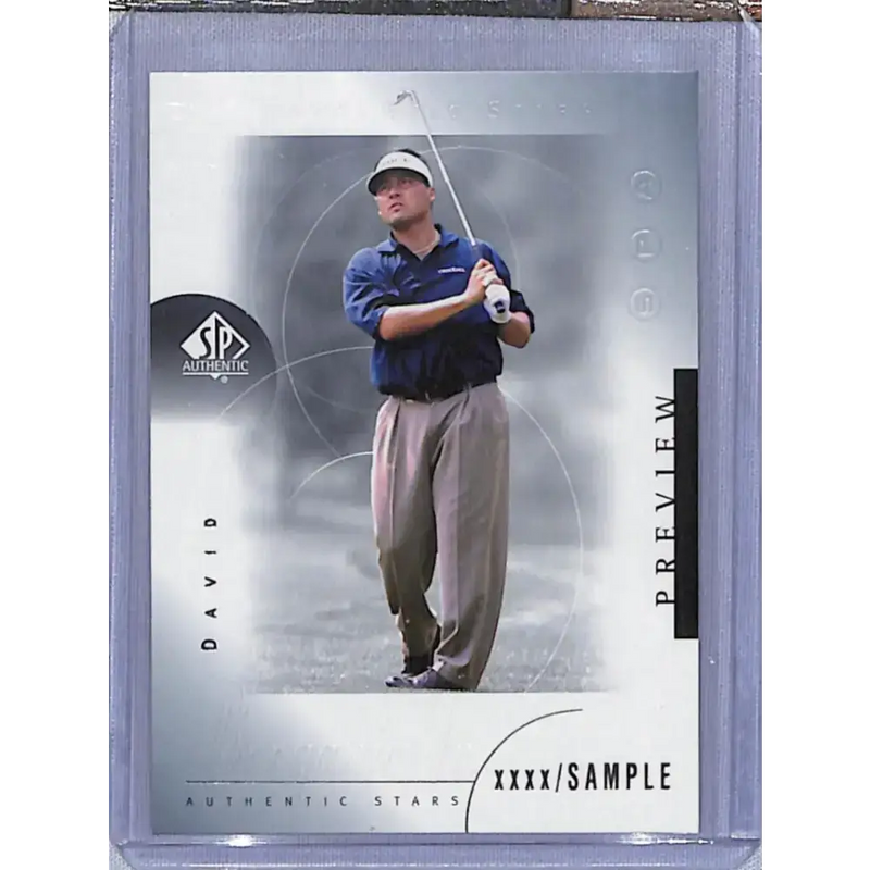 2001 Upper Deck SP Authentic Preview #40 David Berganio NM-MT Golf Card - Other