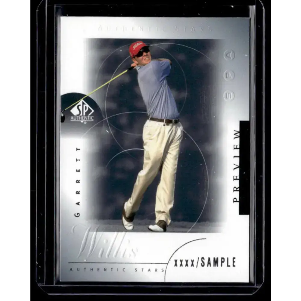 2001 Upper Deck SP Authentic Preview #43 Garrett Willis NM-MT Golf Card - Other