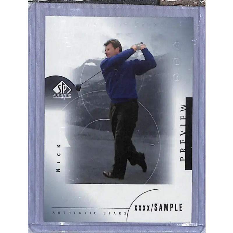 2001 Upper Deck SP Authentic Preview #44 Nick Faldo NM-MT Golf Card - Other