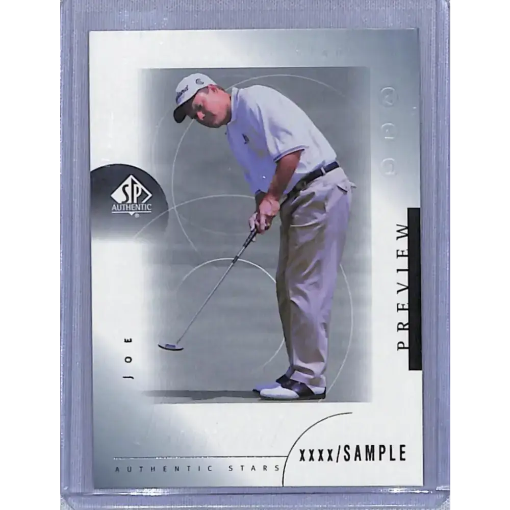 2001 Upper Deck SP Authentic Preview #48 Joe Durant NM-MT Golf Card - Other