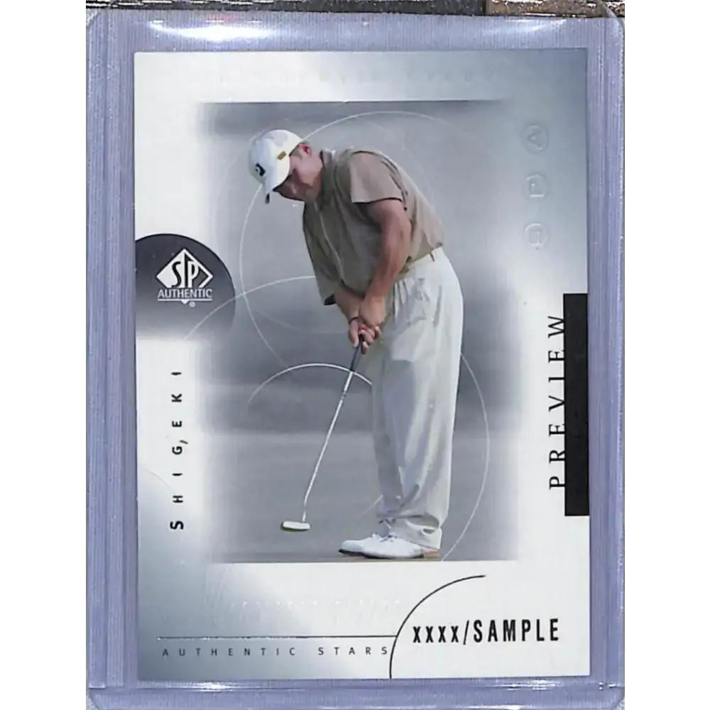 2001 Upper Deck SP Authentic Preview #49 Shigeki Maruyama NM-MT Golf Card - Golf Card Single