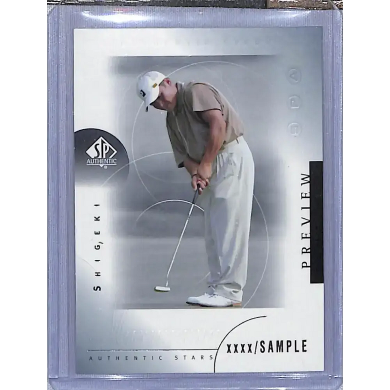 2001 Upper Deck SP Authentic Preview #49 Shigeki Maruyama NM-MT Golf Card - Golf Card Single