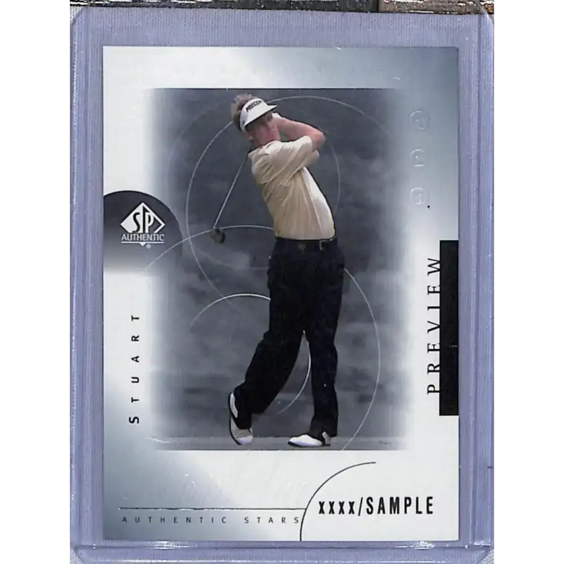 2001 Upper Deck SP Authentic Preview #50 Stuart Appleby NM-MT Golf Card - Other