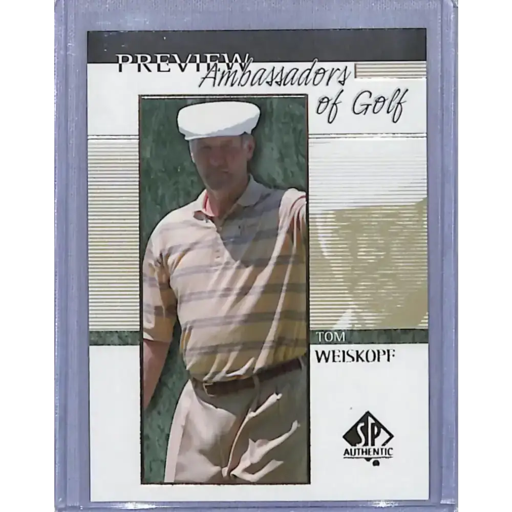 2001 Upper Deck SP Authentic Preview #52 Tom Weiskopf NM-MT Golf Card - Other