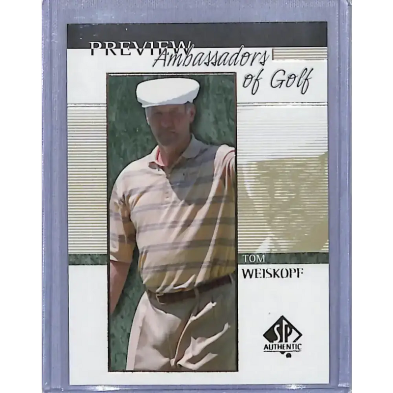2001 Upper Deck SP Authentic Preview #52 Tom Weiskopf NM-MT Golf Card - Other