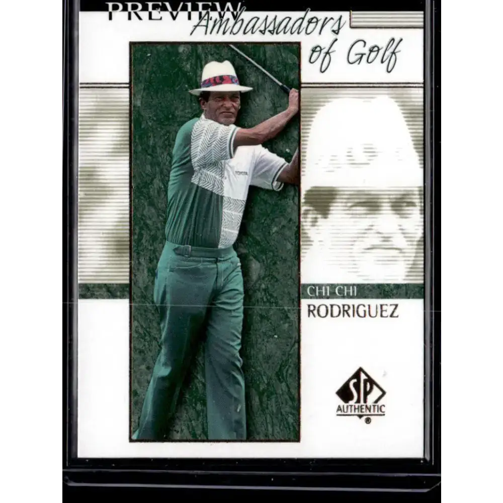 2001 Upper Deck SP Authentic Preview #60 Chi Chi Rodriguez NM-MT Golf Card - Other