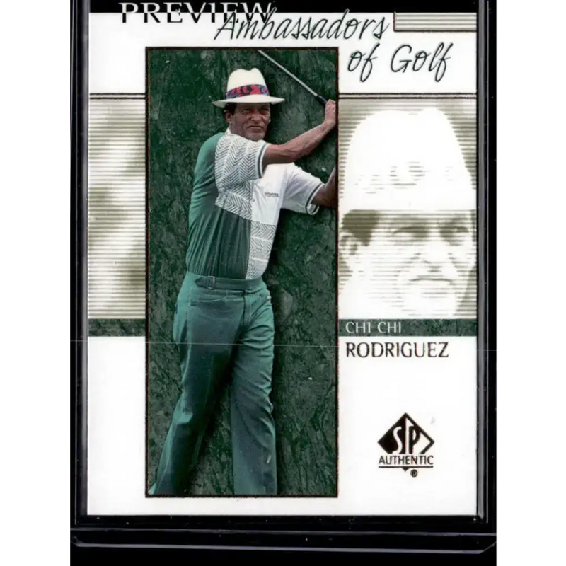 2001 Upper Deck SP Authentic Preview #60 Chi Chi Rodriguez NM-MT Golf Card - Other