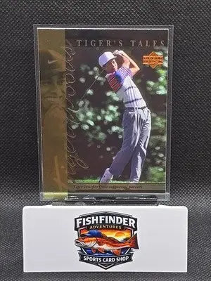 2001 Upper Deck - Tiger’s Tales Tiger Woods #TT5 (RC) - Golf Card Single