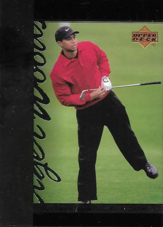 2001 Upper Deck Tiger’s Tales #TT22 Tiger Woods EX Excellent Golf Card - Golf Card Single