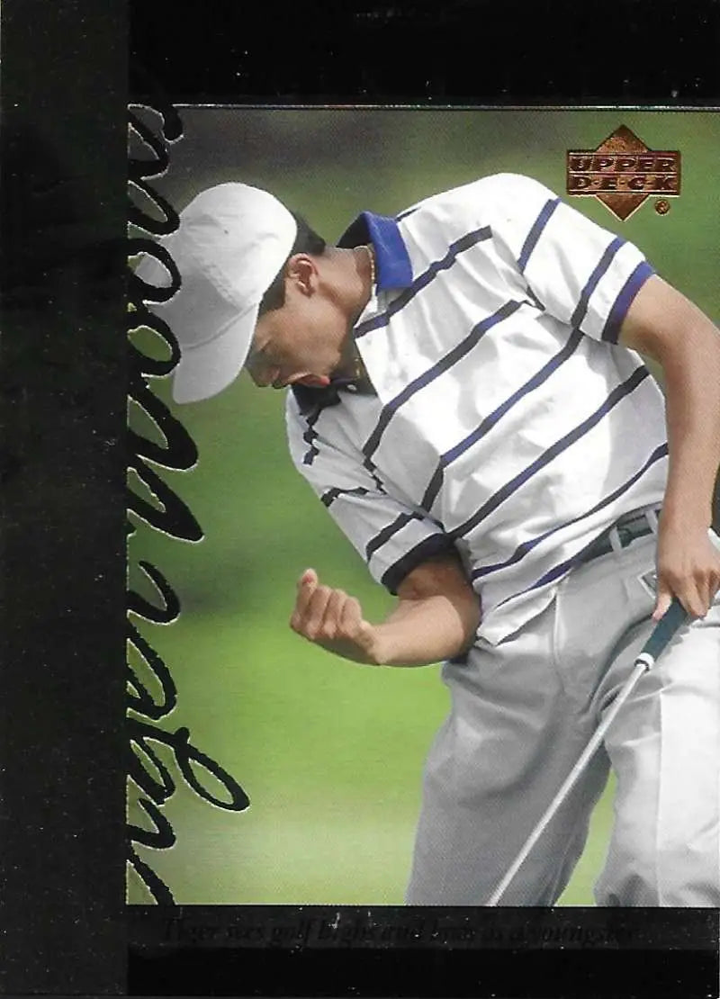 2001 Upper Deck Tiger’s Tales #TT6 Tiger Woods EX Excellent Golf Card - Golf Card Single